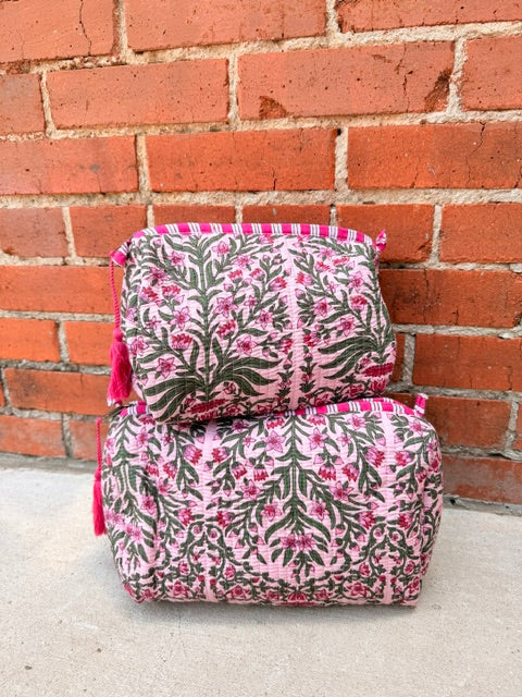 Quilted Cosmetic Bags