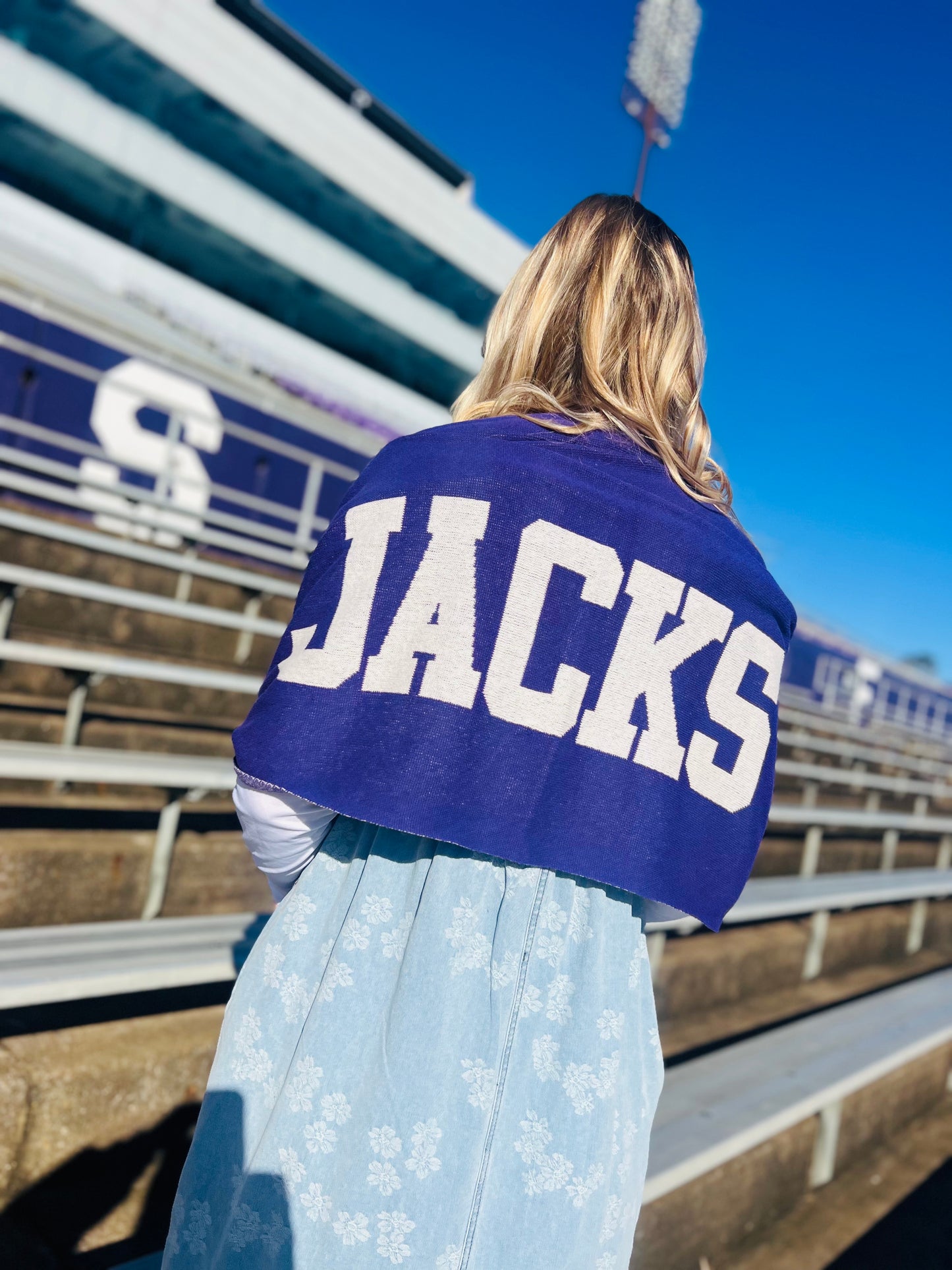 Wide Wrap with Stripes JACKS | Town Pride