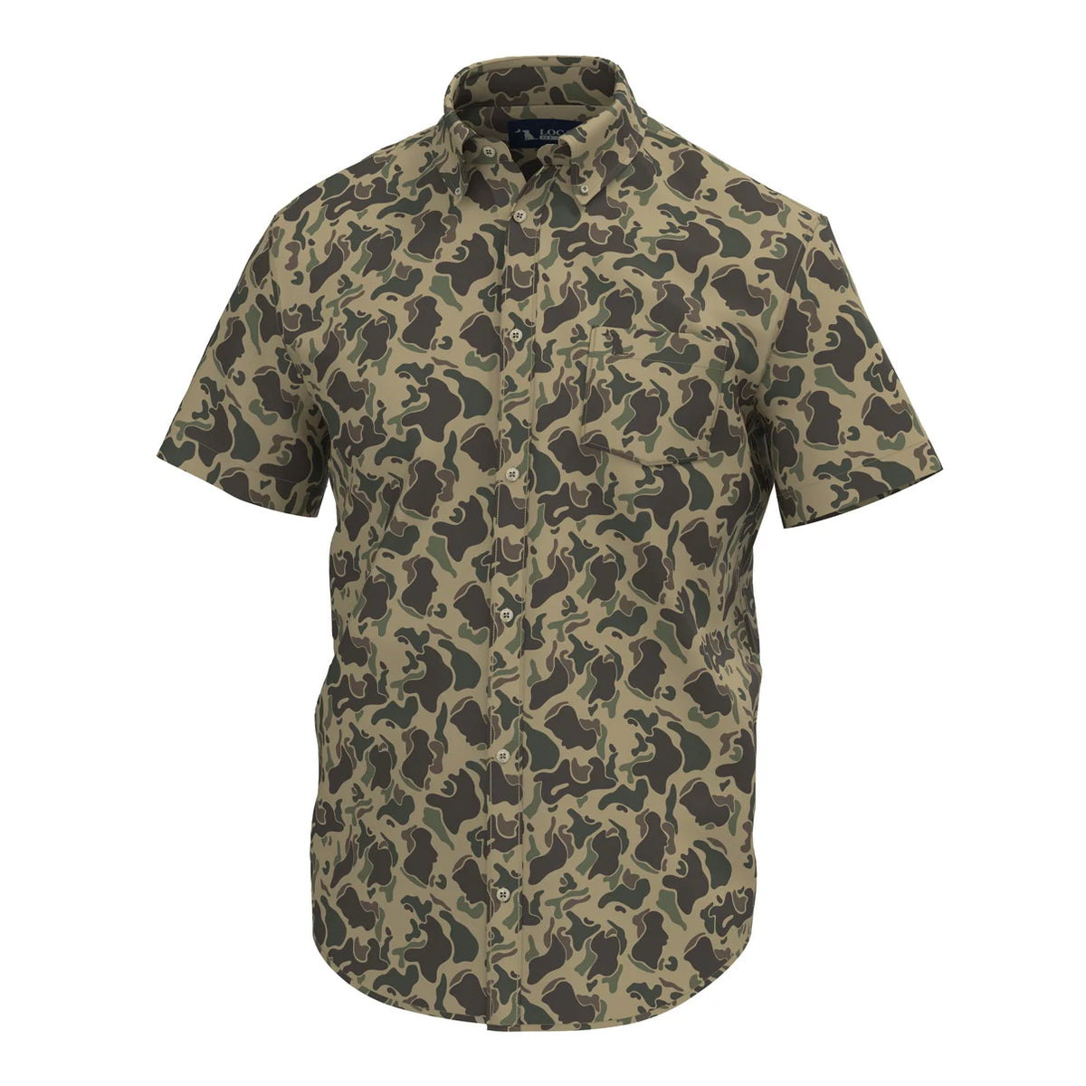 Lowcountry Button Down in Retro Camo