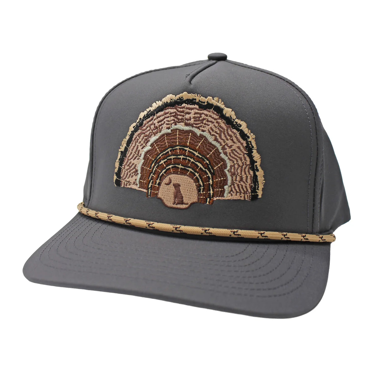 Turkey Mount High Crown Rope Hat in Ash
