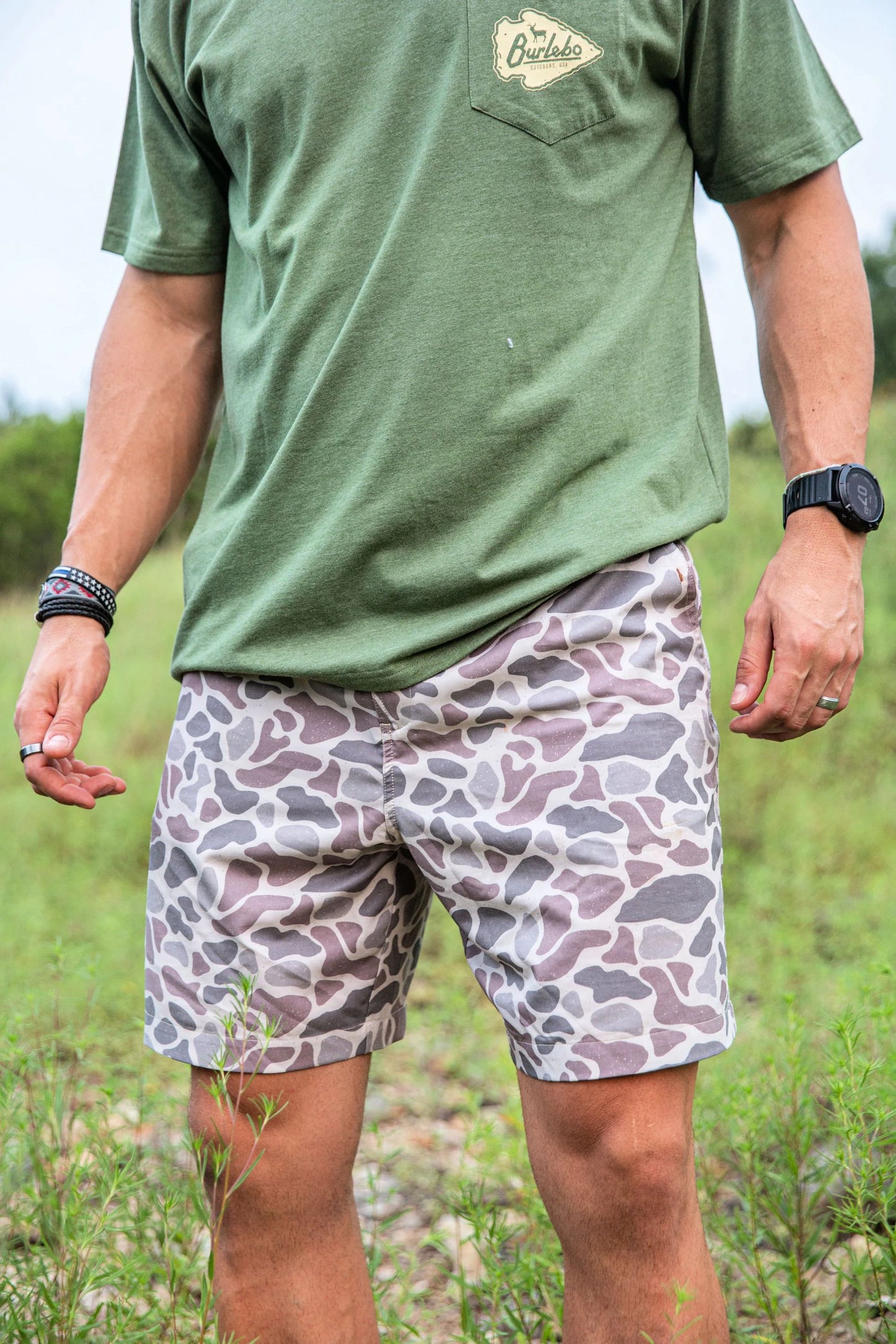 Everyday Short in Classic Deer Camo | Burlebo