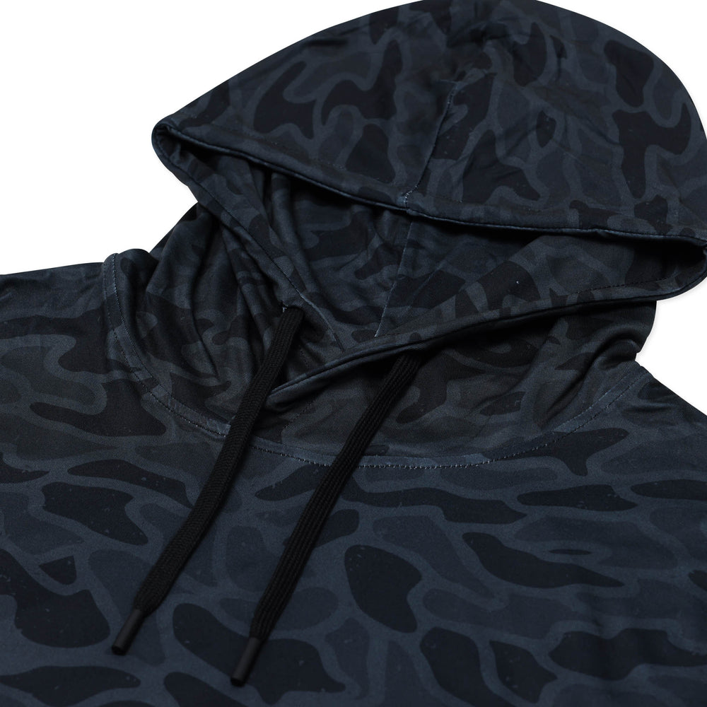Performance Hoodie in Black Camo | Burlebo