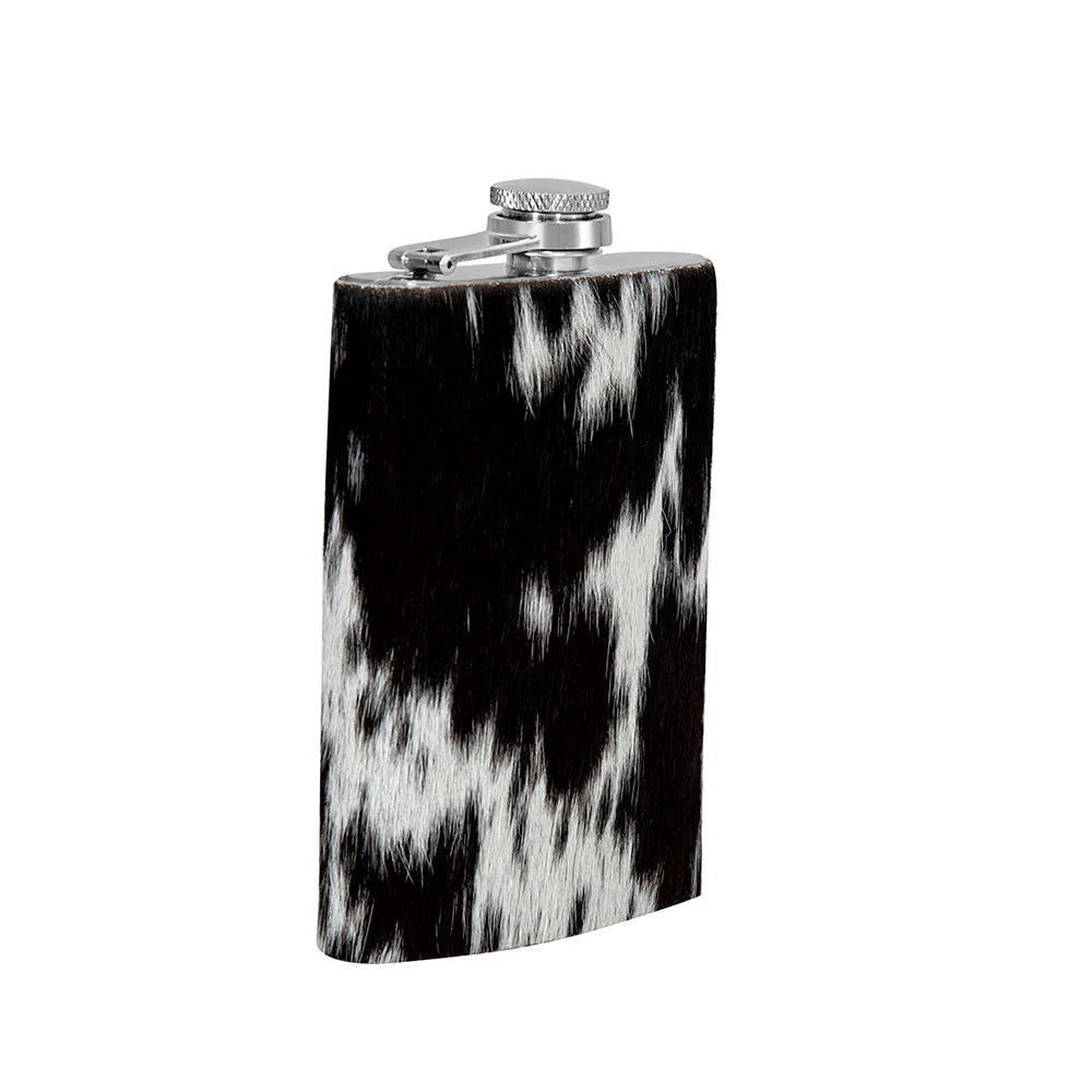 Hip Flask in Cowhide/Leather | Myra