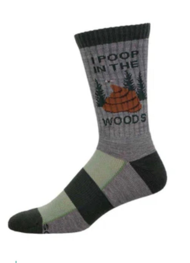 I Poop In The Woods Socks | Socksmith