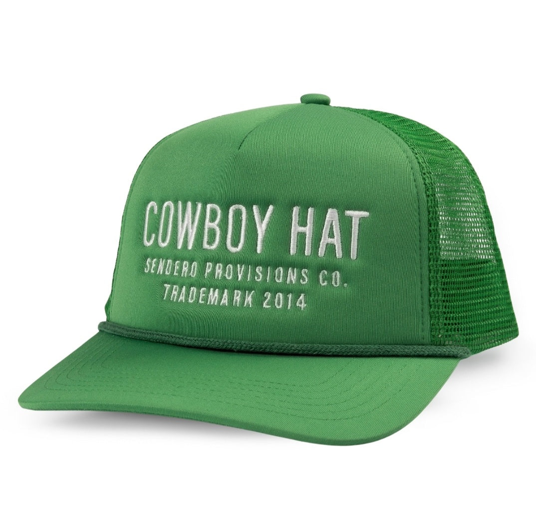Cowboy Hat Cap in Green| Sendero