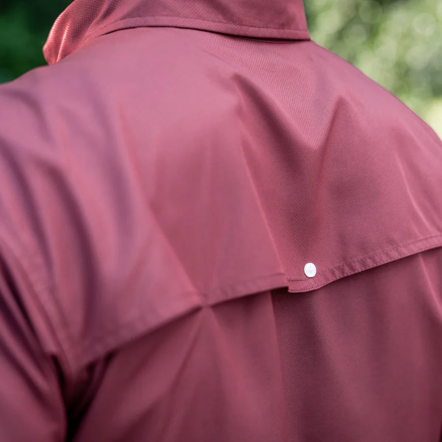 GUAYABERA LIBRE - SOLID MAROON | Texas Standard