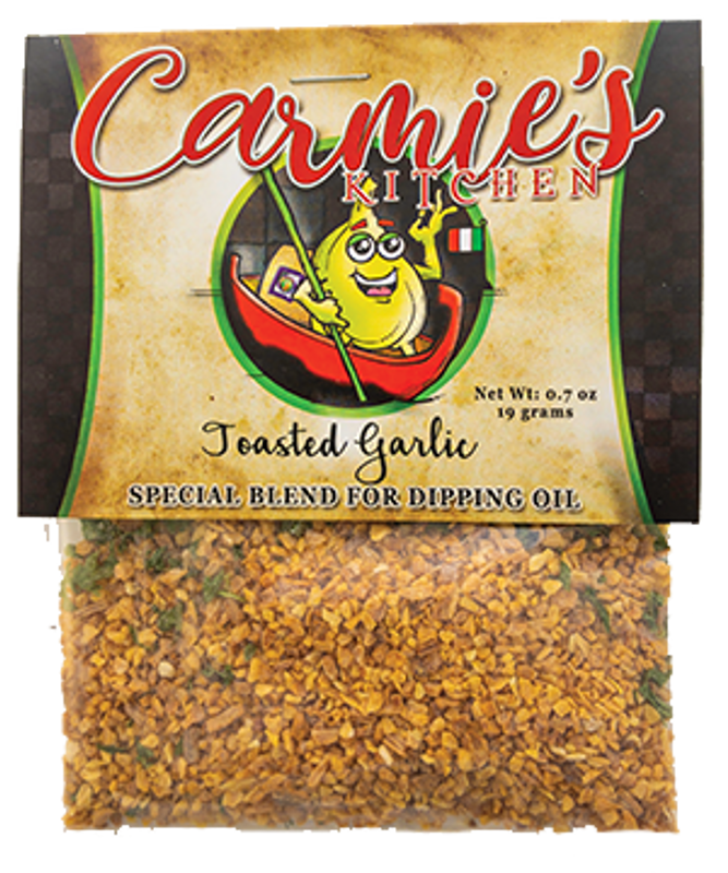 Toasted Garlic Dipping Oil Mix | Carmie's Kitchen