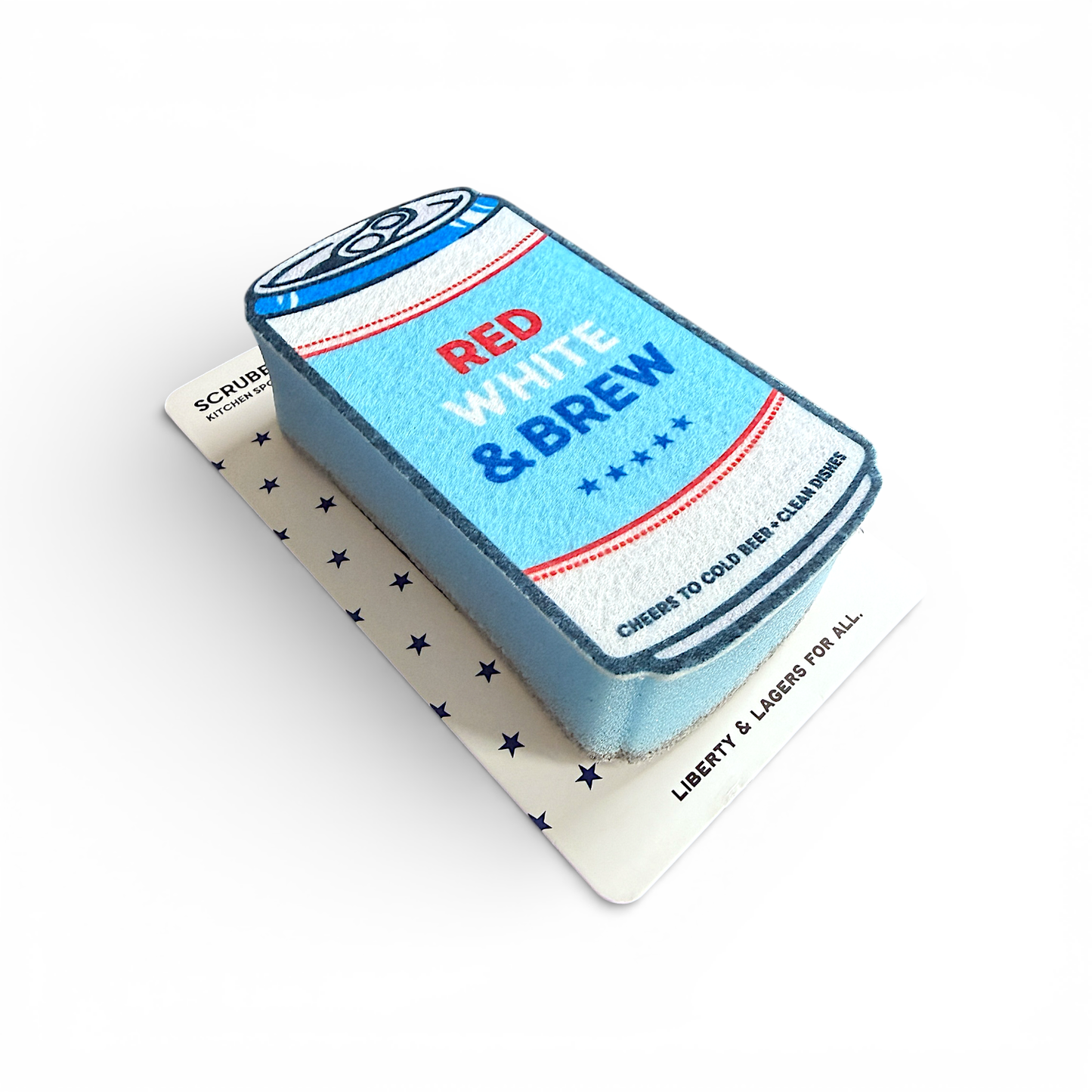 Wine Wash Co. - Beer Scrubbly - Patriotic Blue
