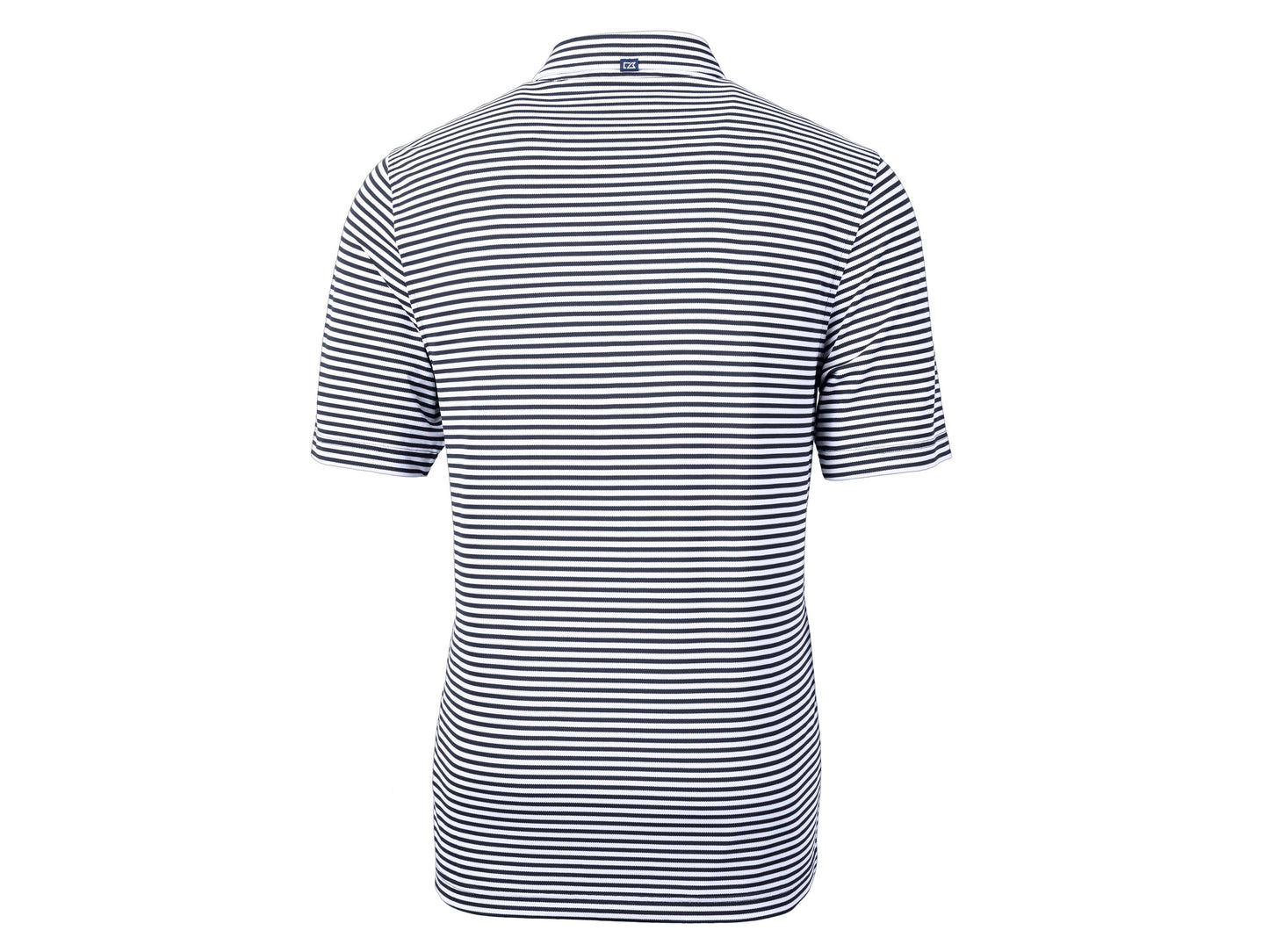 Cutter & Buck Virtue Eco Pique Stripe Recycled Mens Polo: College Purple / L / MCK01168