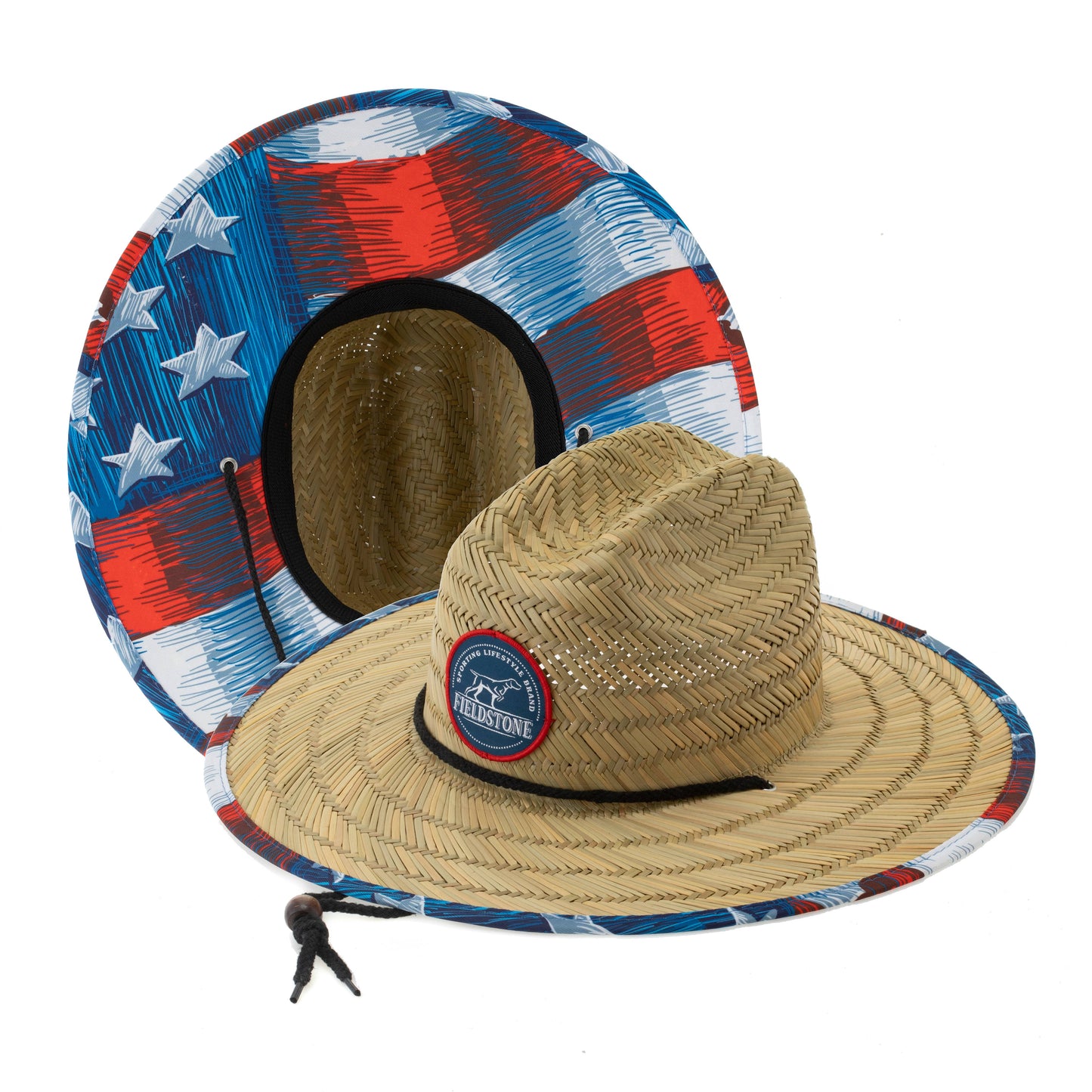YOUTH USA Straw Hat |Fieldstone