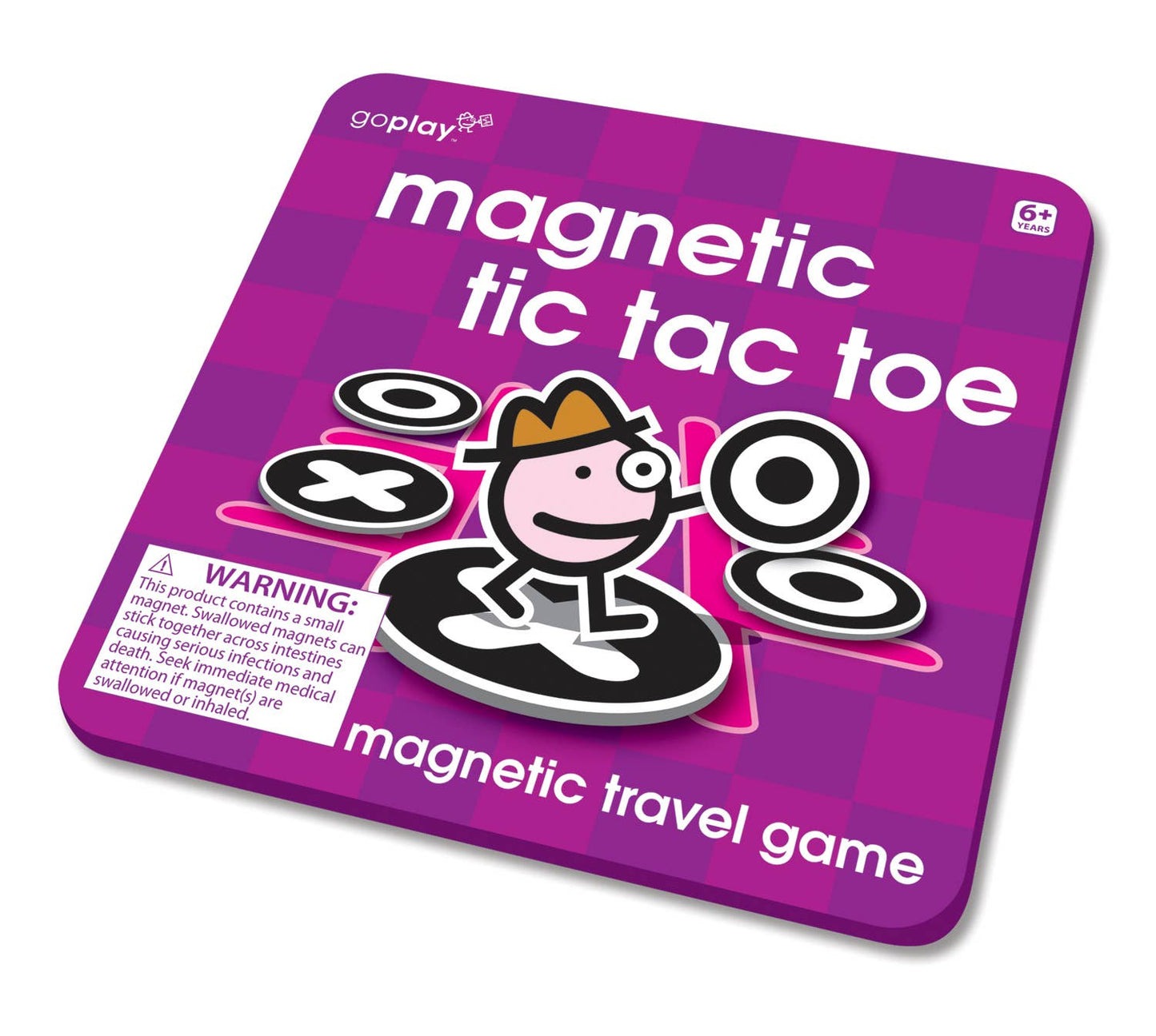 Goplay Magnetic Tic Tac Toe Travel Game