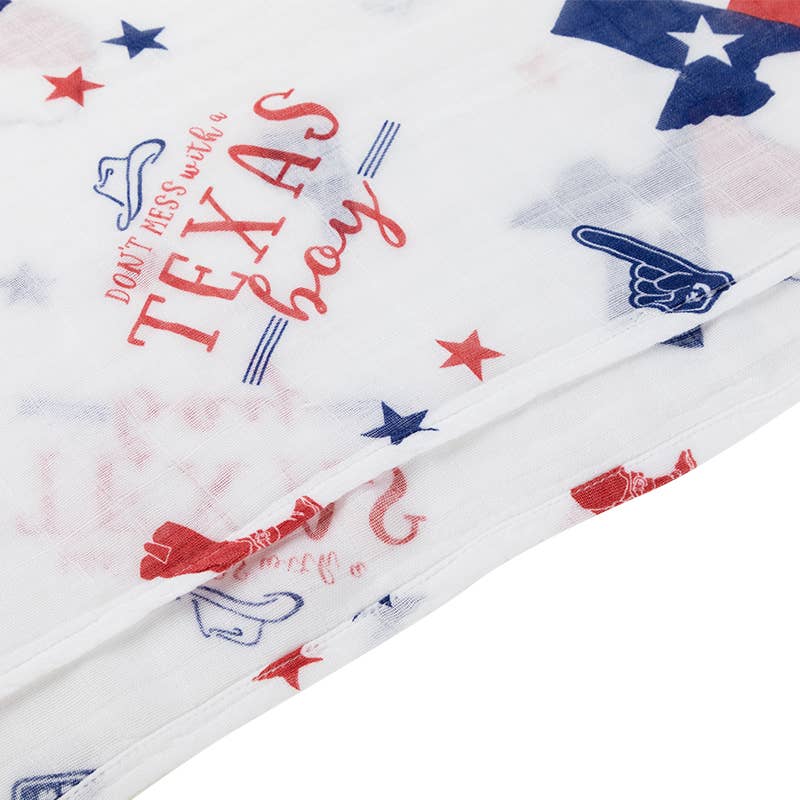 Texas Boy Swaddle Blanket | Little Hometown