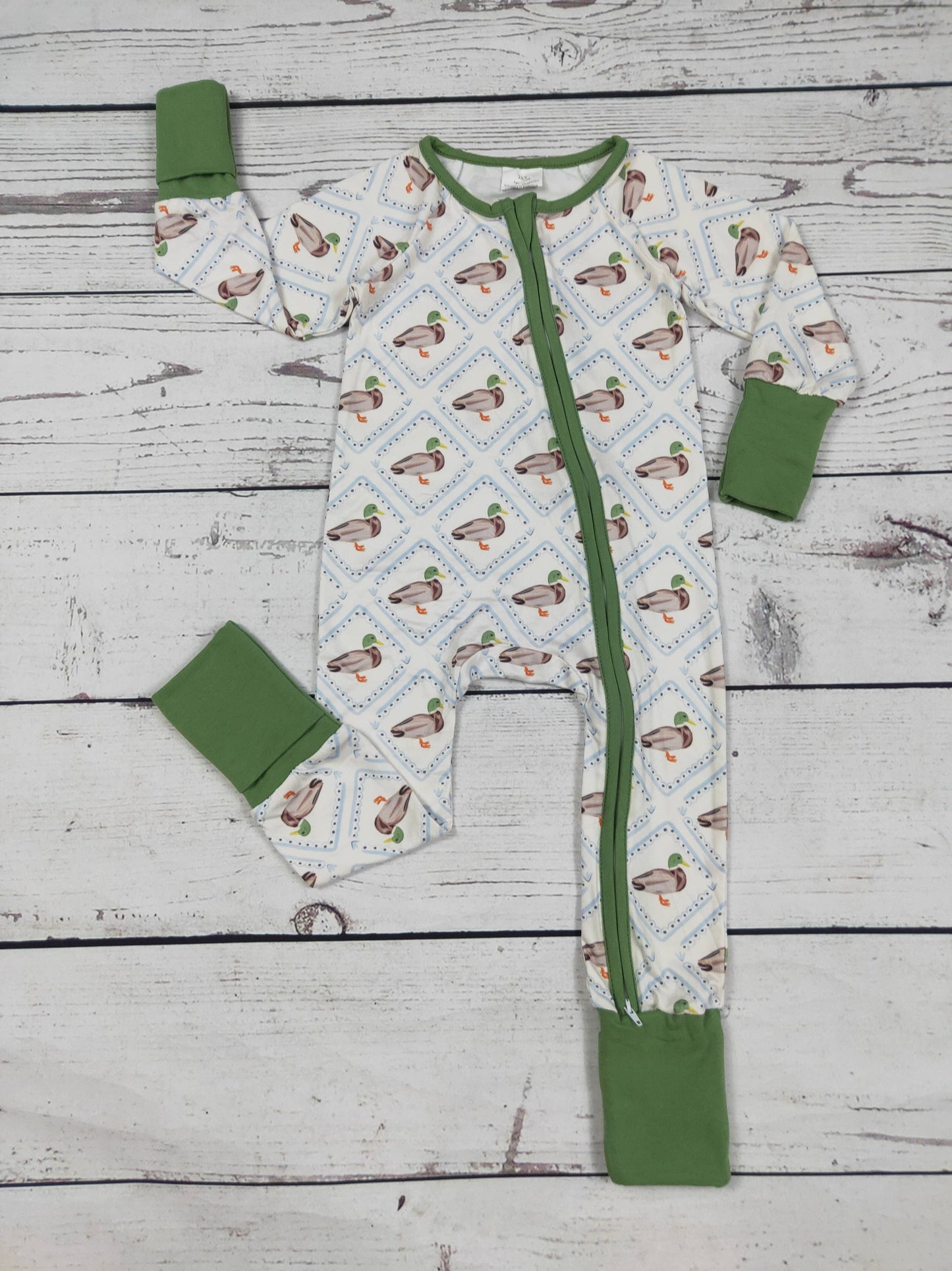 Baby Boy Duck Hunting Zipper Sleeper: 6-12M
