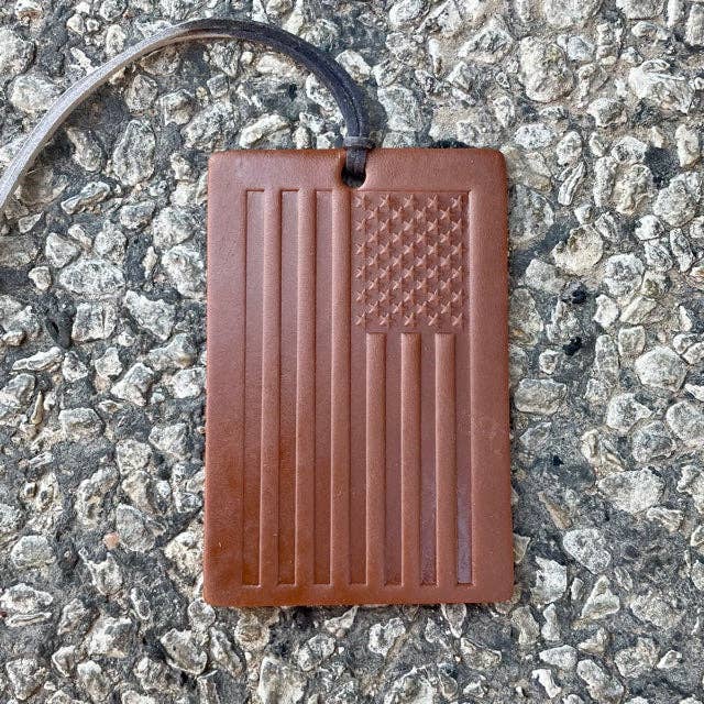 Rectangle Old Glory Air Flair: Brown / Baja Cactus