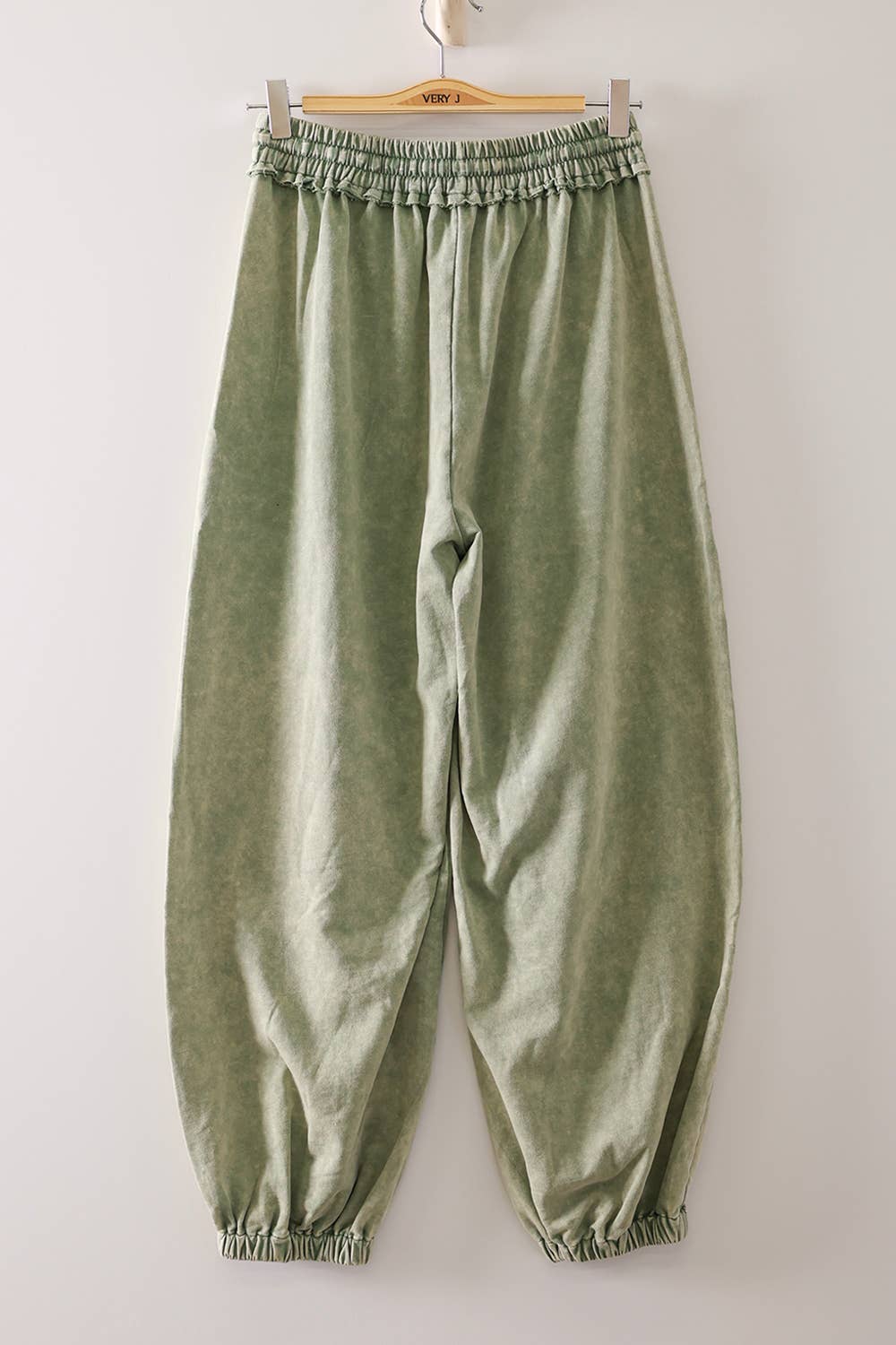 Vintage Wash Sage Joggers