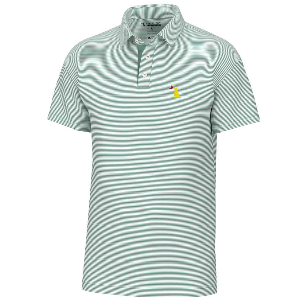 Palms Polo in Sage/White | Local Boy Outfitters