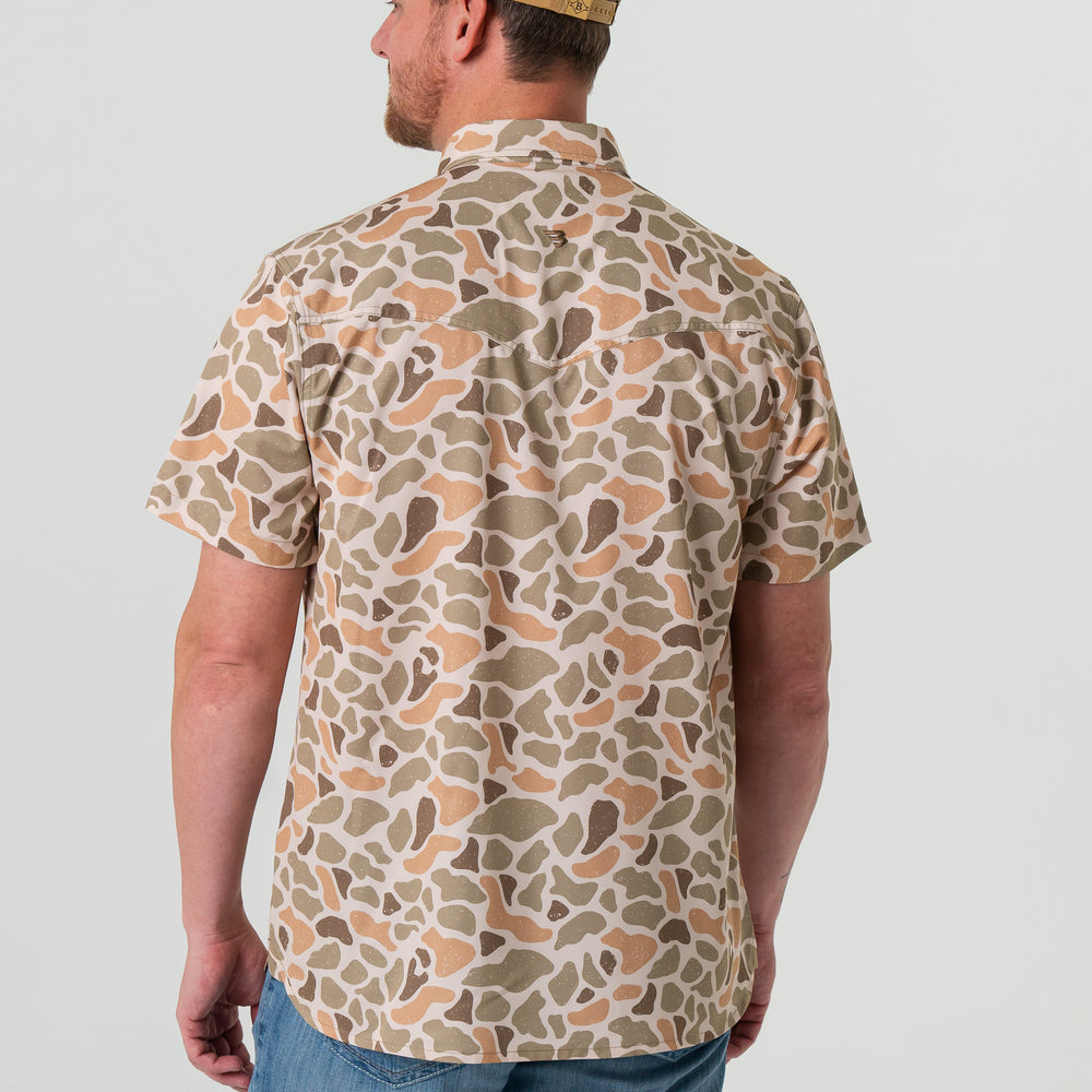 Performance Western Shirt in Venado Camo | Burlebo