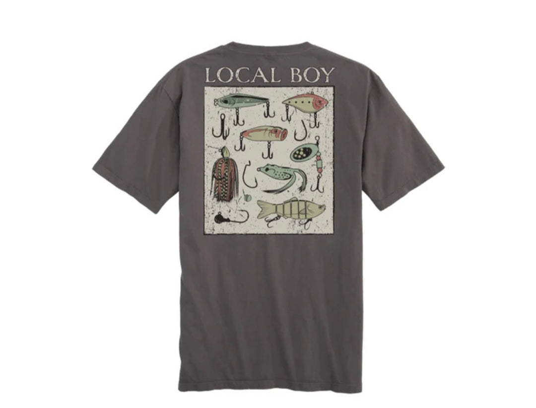 Tackle Box SS T-Shirt in Gray | Local Boy