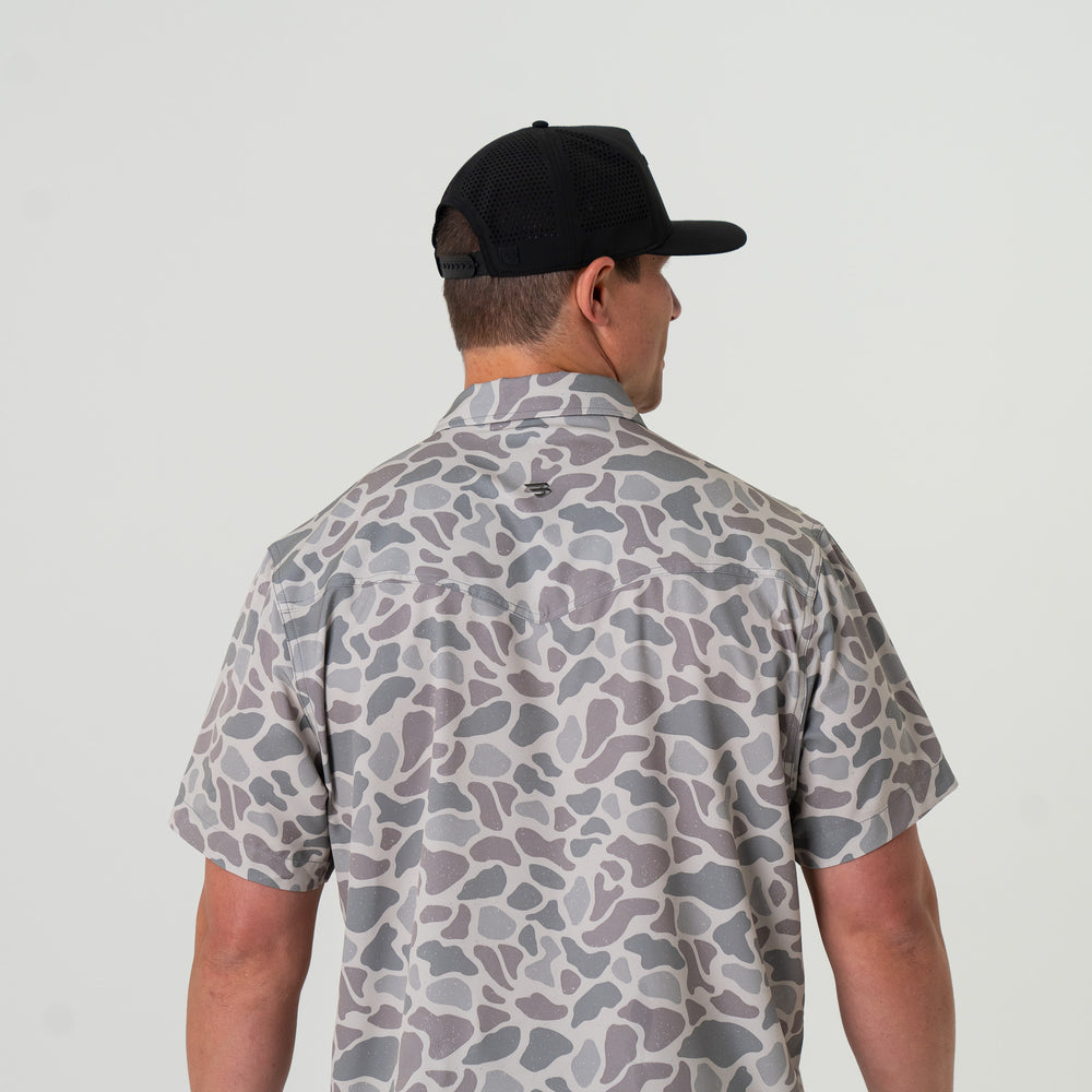 Performance Western Shirt in Classic Deer Camo | Burlebo