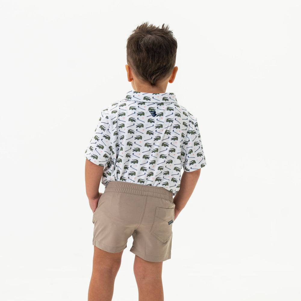 Youth Polo Shirt in Tap It In | Burlebo