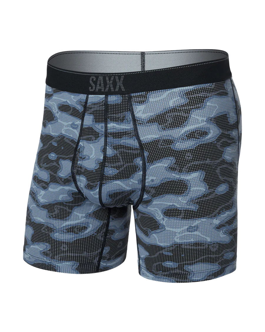 QT QUICK DRY MESH BB FLY-WATERDROP CAMO- BLACK | SAXX