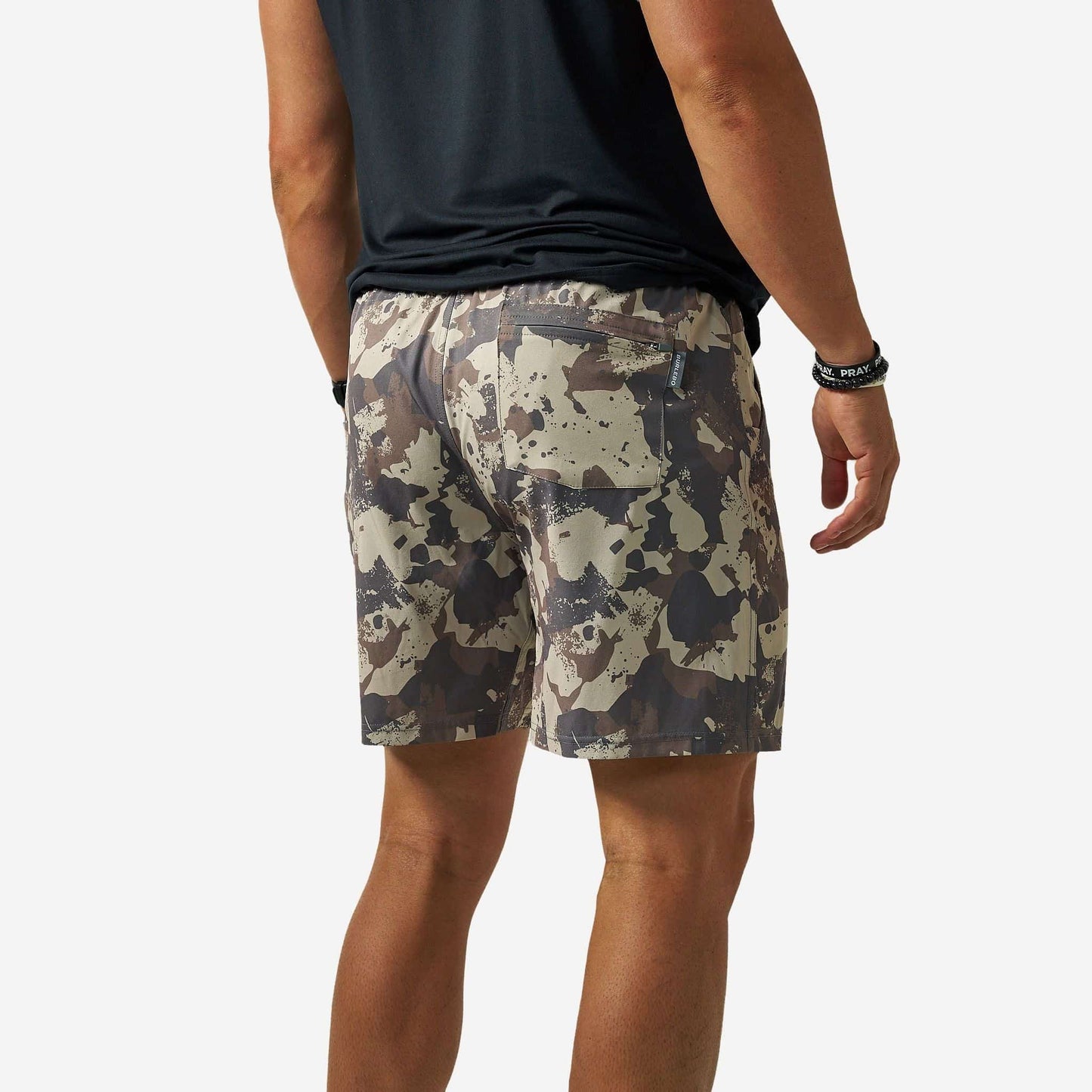 Athletic Short in Splatter Camo
