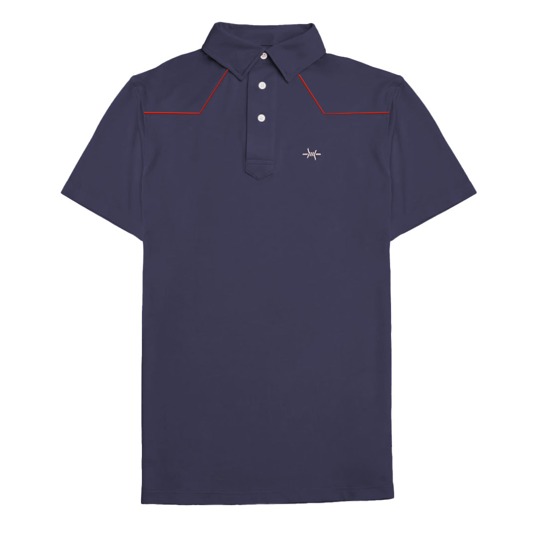 Lariat Western Polo In Lone Star| Texas Standard Polo