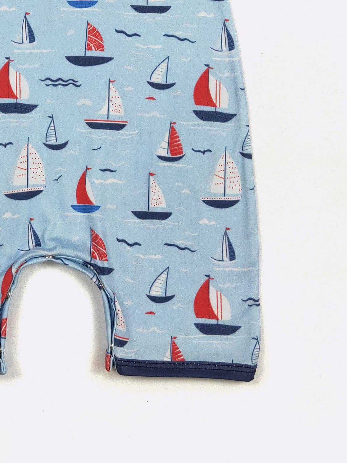Sail Away Boy Romper | Clover Cottage