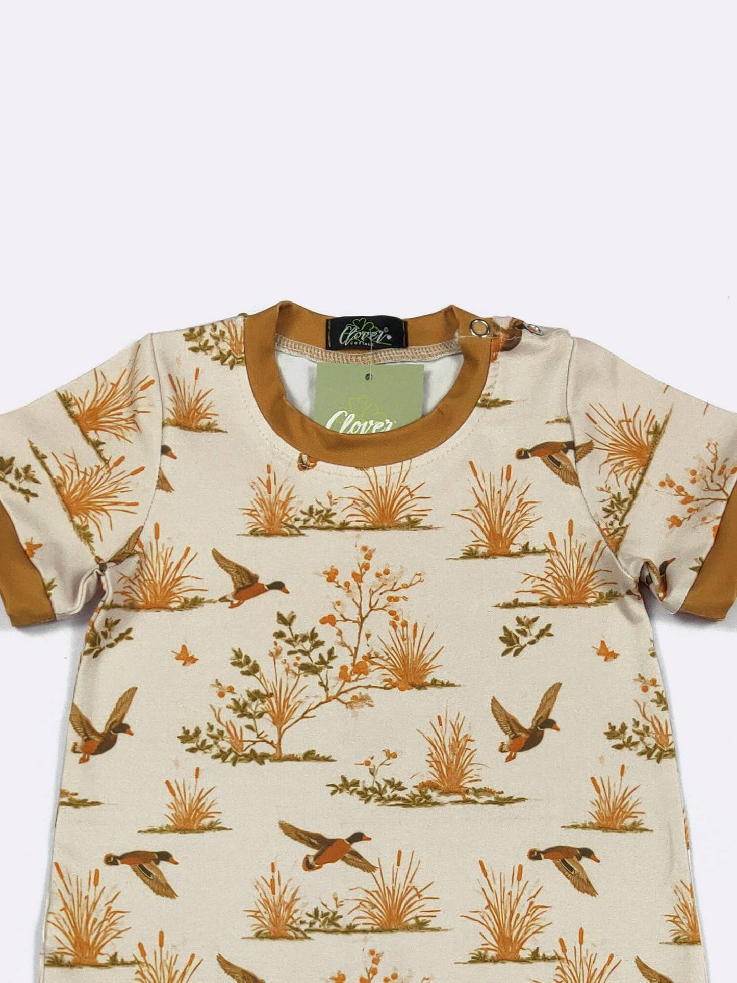Amber Field Duck Boy Romper