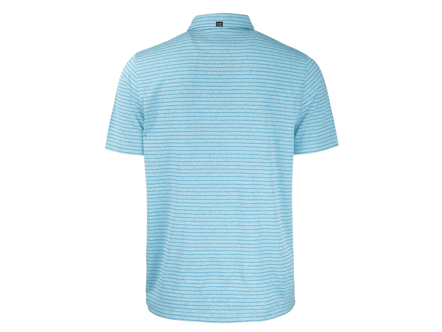 Cutter & Buck Forge Eco Heather Stripe Recycled Mens Polo: College Purple Heather / Small / MCK01303