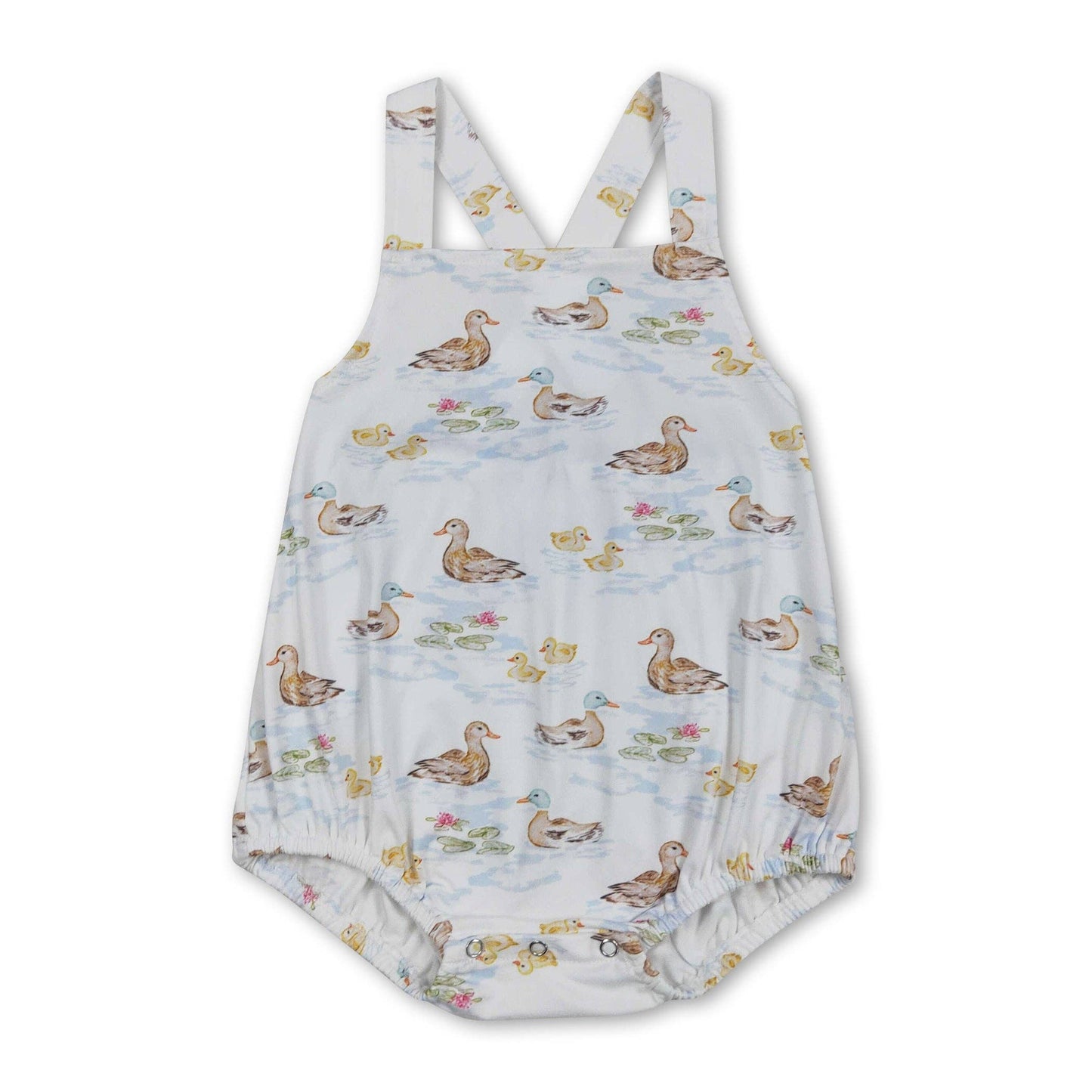 Youth Duck Print Baby Romper