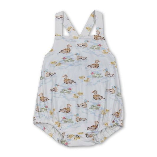 Youth Duck Print Baby Romper