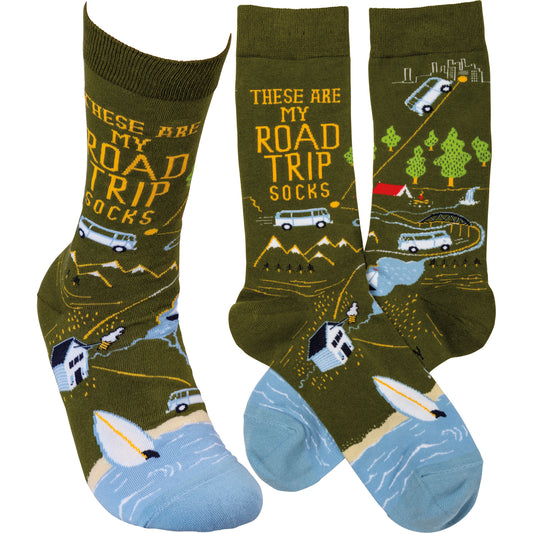 Road Trip Socks | Primitives by Kathy
