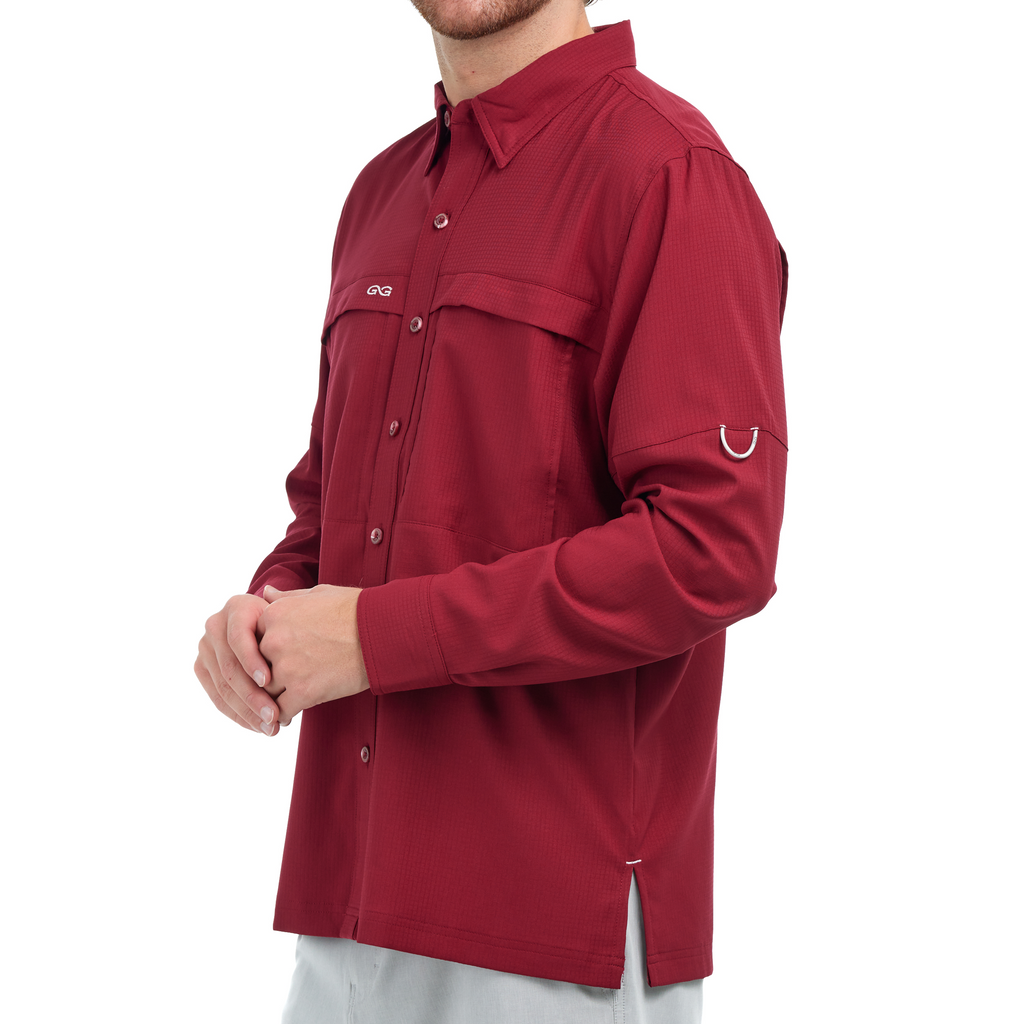 Shirt in Oxblood Long Sleeve | GameGuard