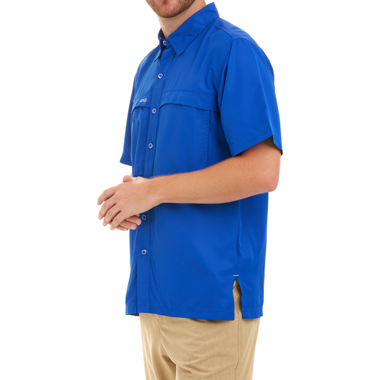 Microfiber Explorer Shirt in HydroBlue | GameGuard