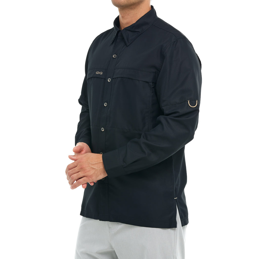 Explorer Long Sleeve Shirt in Caviar | GameGuard