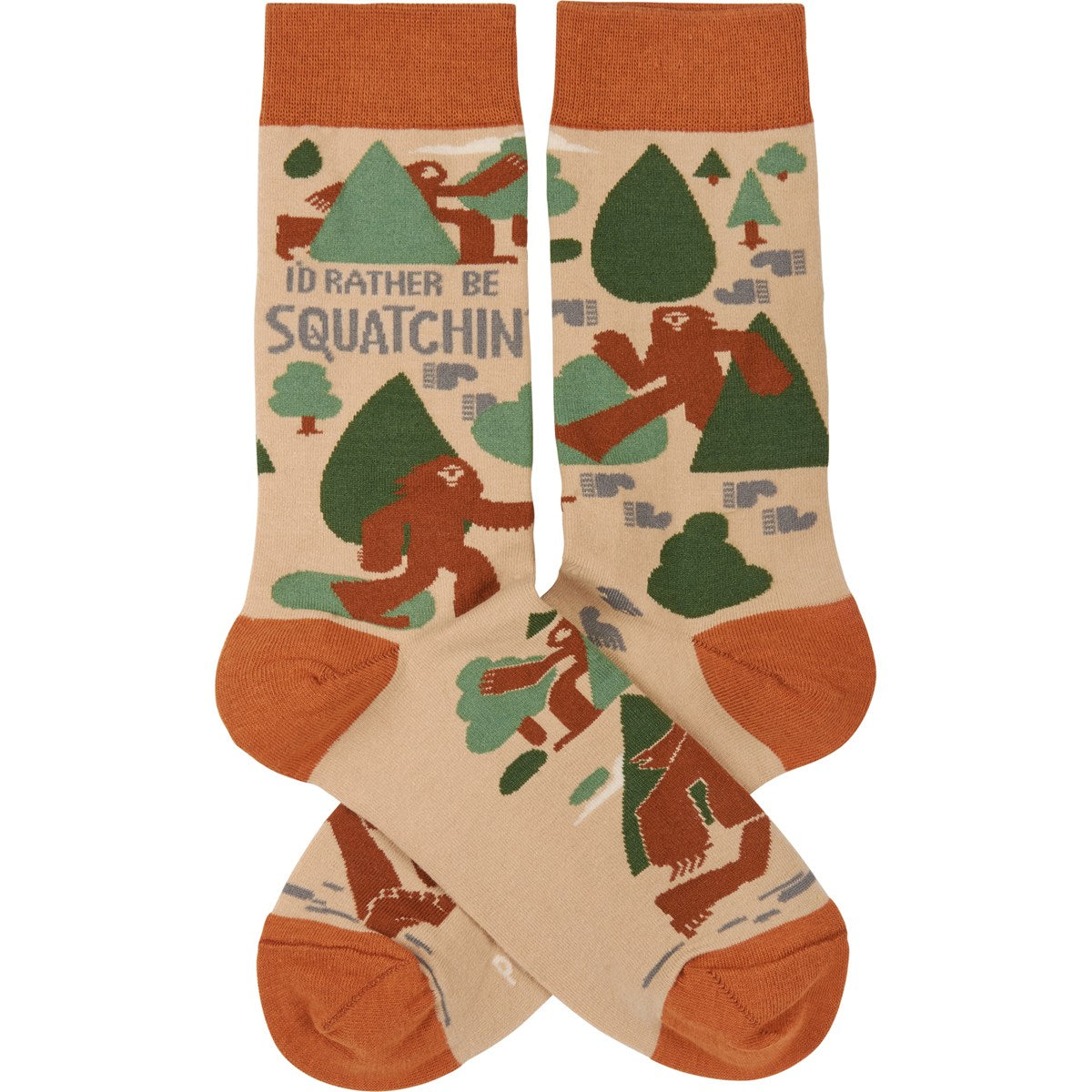 I'd Rather Be Squatchin' Socks | Primitives by Kathy