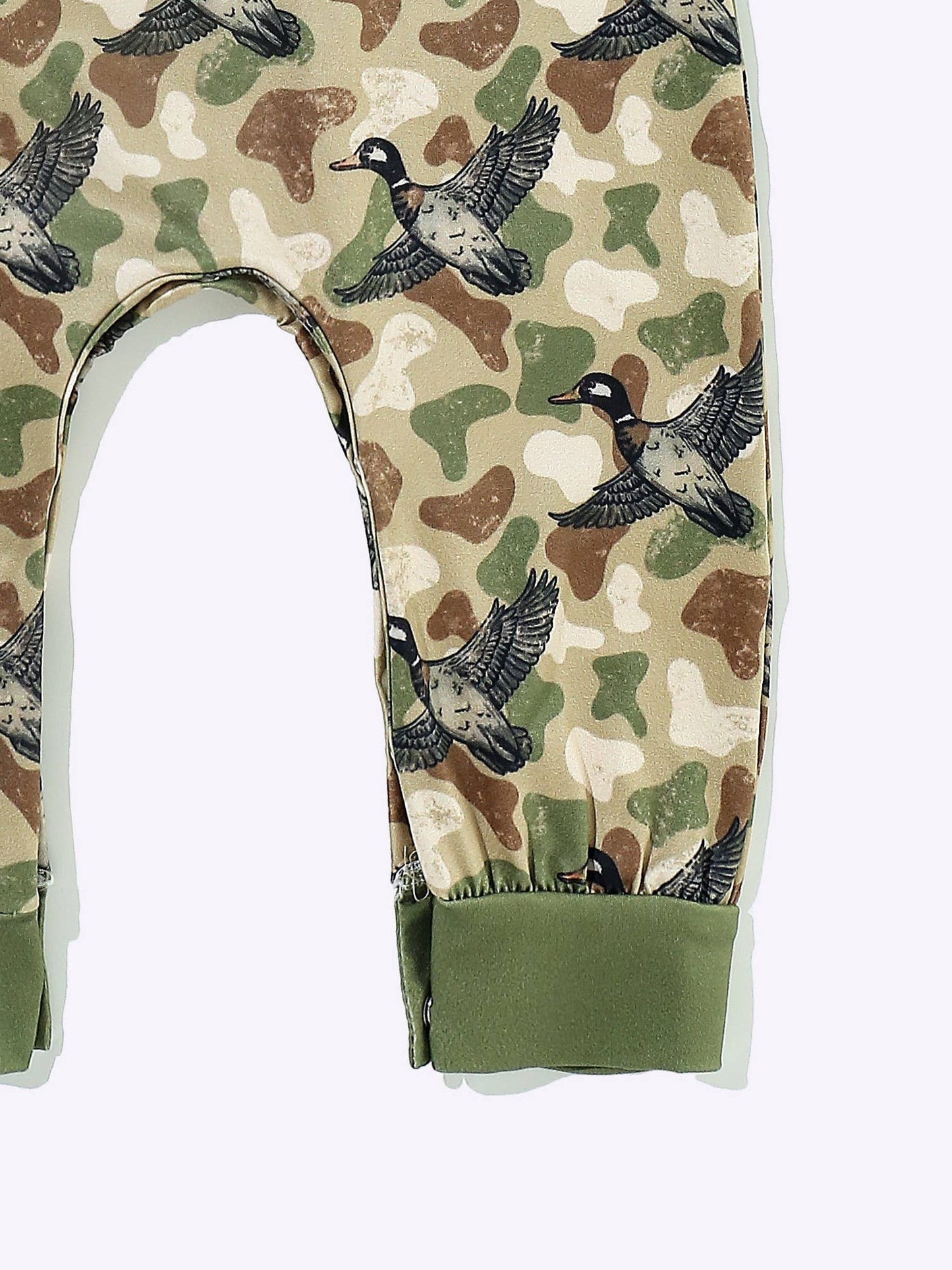 Camo Duck Boy Romper