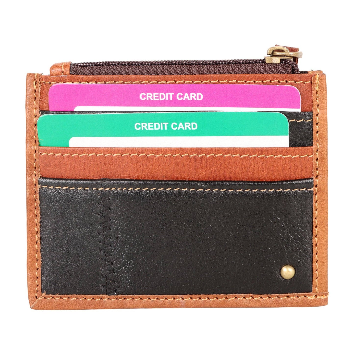 Black Stripe Credit Card Wallet