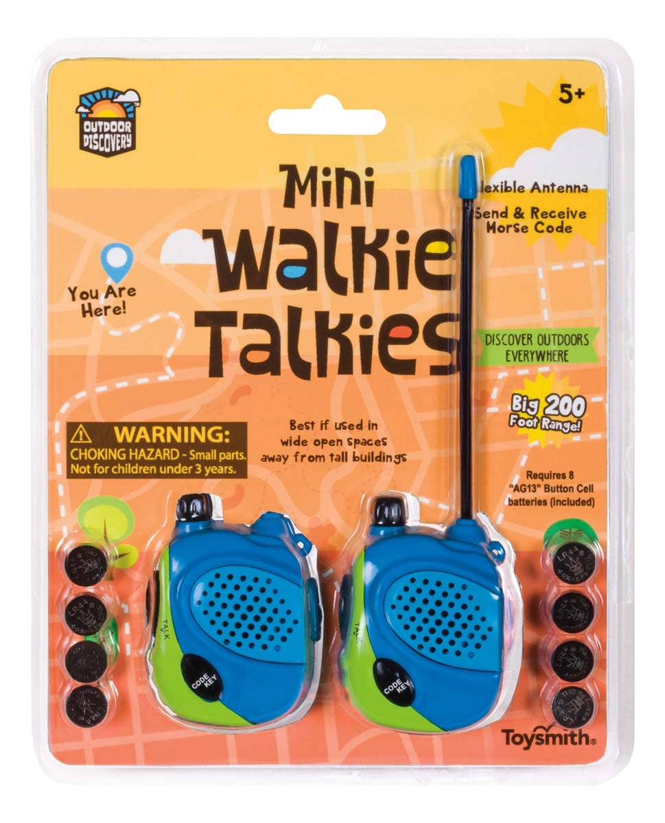 Outdoor Discovery Mini Walkie Talkie - Set of 2 | Toysmith