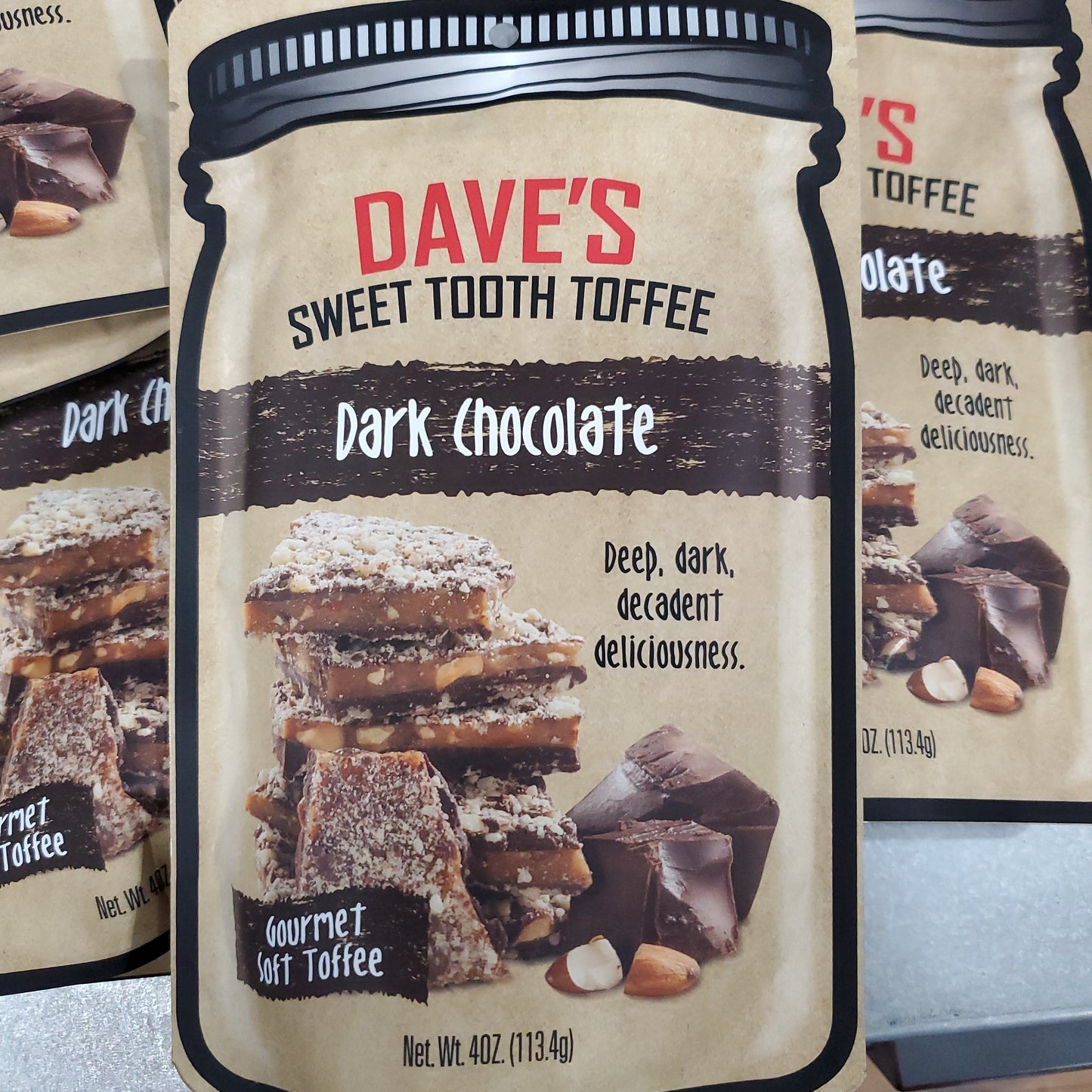 Dark Chocolate Toffee | Dave's Sweet Tooth Toffee