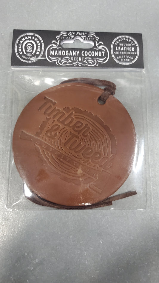Timber and Tweed Outfitters- Mahogany Coconut Car Air Freshener | Timber and Tweed Outfitters
