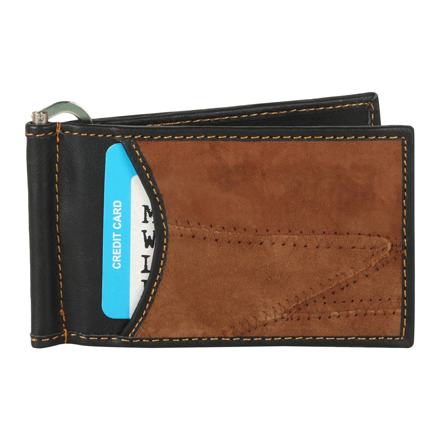 Money Clip Wallet Brown