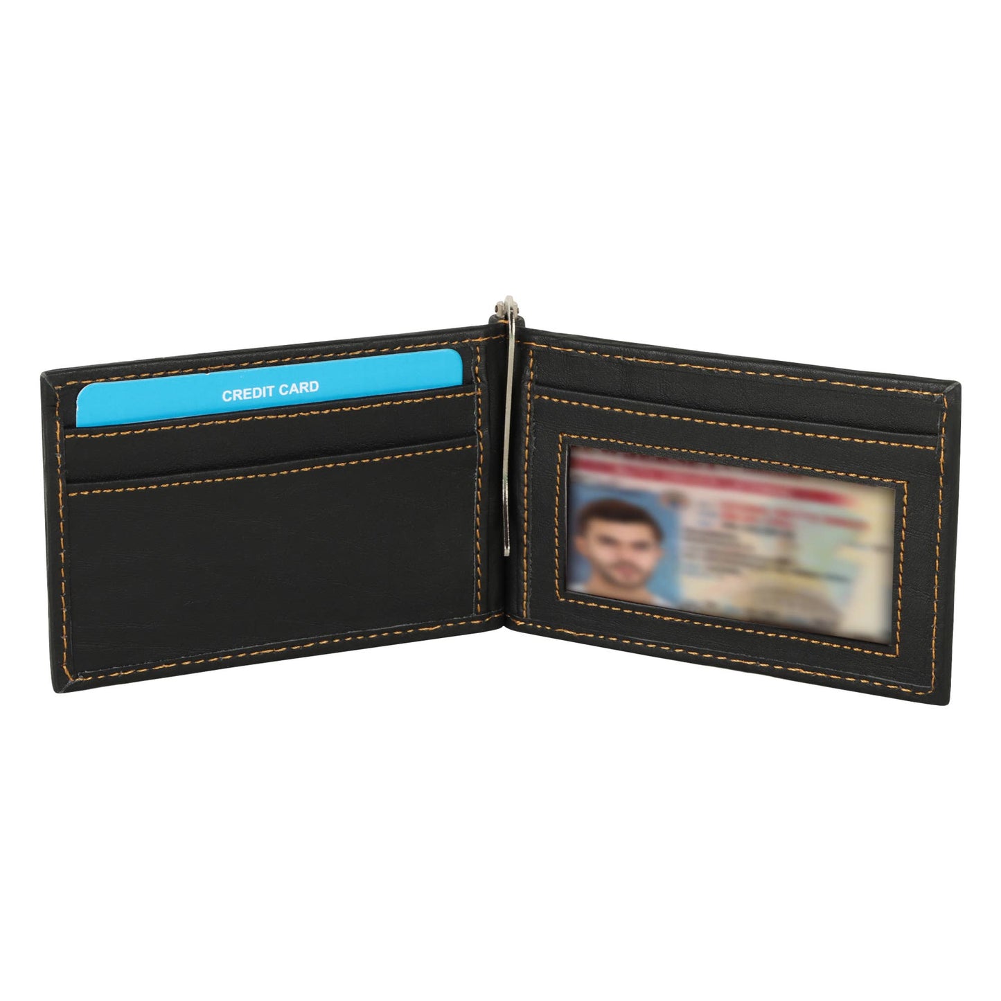 Money Clip Wallet Brown