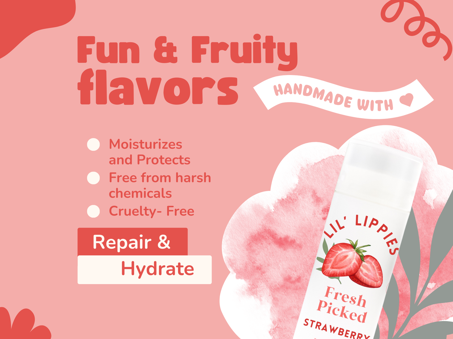 The Little Flower Soap Co - Blueberry Lip Balm - Lil' Lippies Kids
