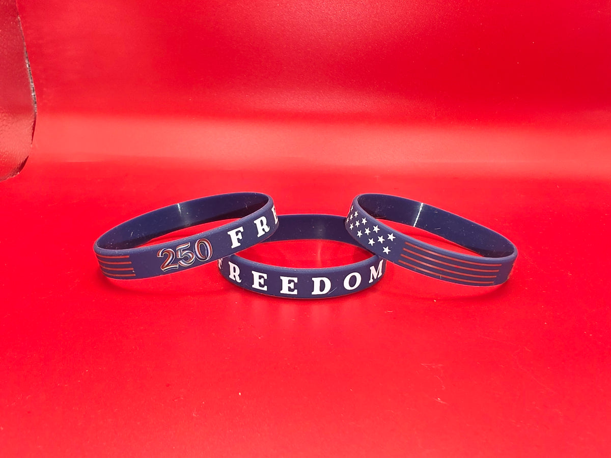 Patriotic Rubber Bracelets | Timber and Tweed Outfitters