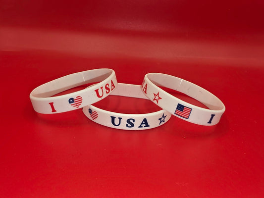 Patriotic Rubber Bracelets | Timber and Tweed Outfitters