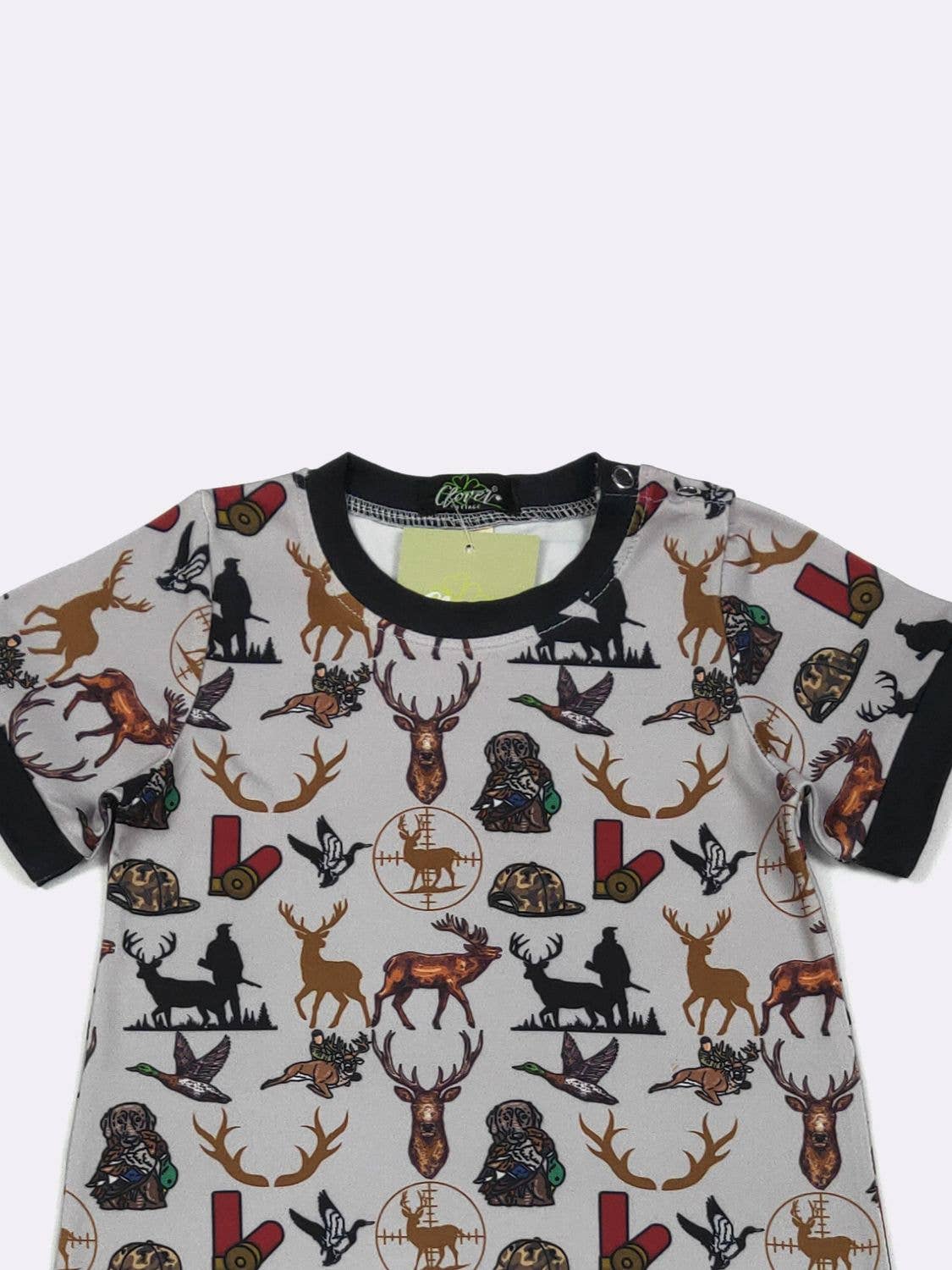 Buckshot Boy Romper | Clover Cottage