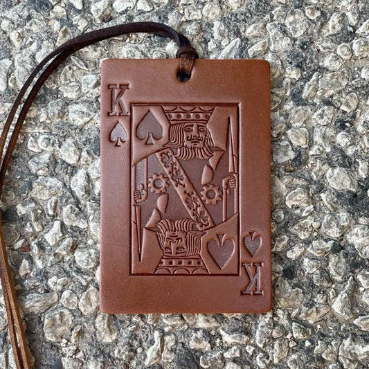 Callahan Leather Co. - Rectangle King of Spades Air Flair