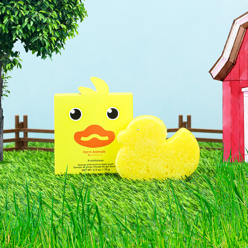 Danny Duck Farm Animals Sponge |Spongellé